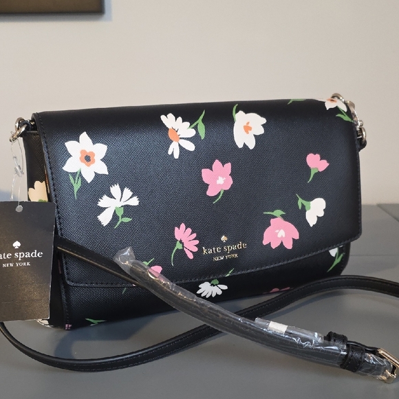 KATE SPADE NEW YORK NWT Floral Waltz Laurel Way Crossbody/Shoulder Bag - Picture 7 of 14